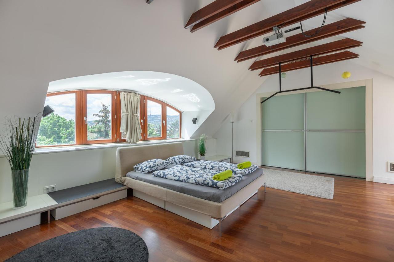 Penthouse With Free Parking And Free Bikes, Wellness 8 Min Walk Apartment Budapest
